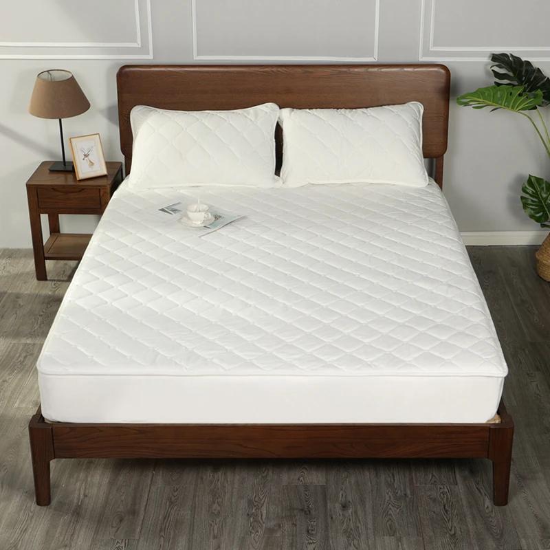 Housse de matelas matelassée épaisse en peluche, drap-housse chaud et doux en velours cristal, King 