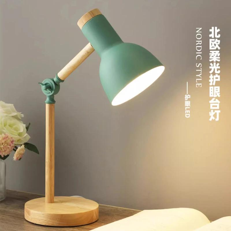 Protection des yeux décorative nordique petite lampe de Table moderne Simple mignon exquis chambre b