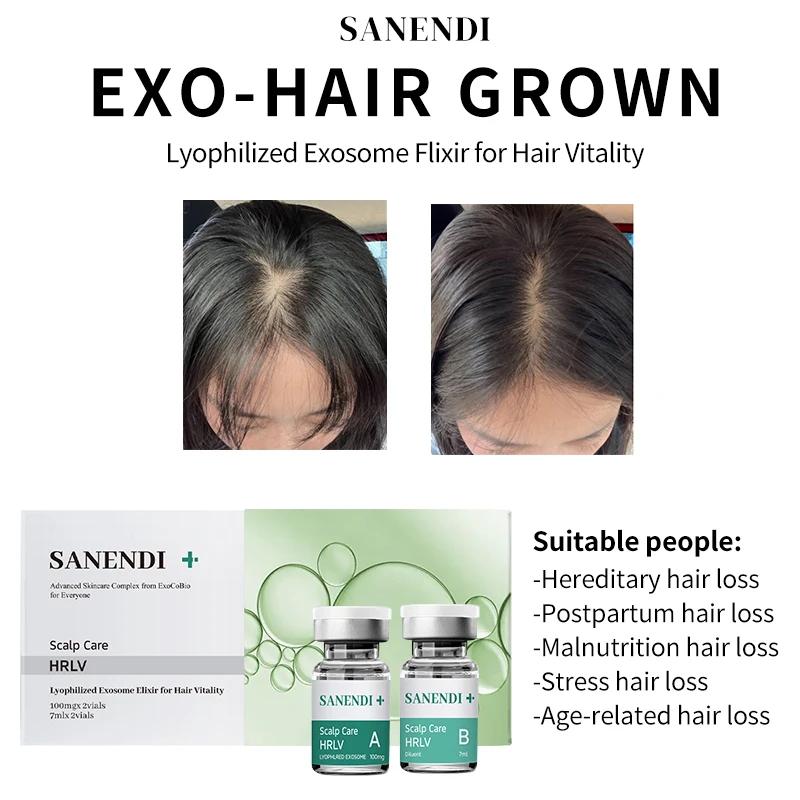 Exobio Meso sérum pour une croissance rapide des cheveux Anti perte de cheveux Kit ASCE + SCALP CARE