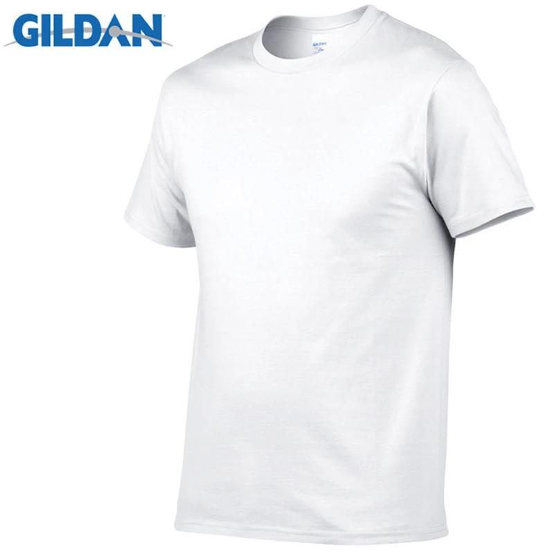Gildan-T-Shirt à manches courtes pour homme, 100% coton, résistant, confortable et respirant, vêteme