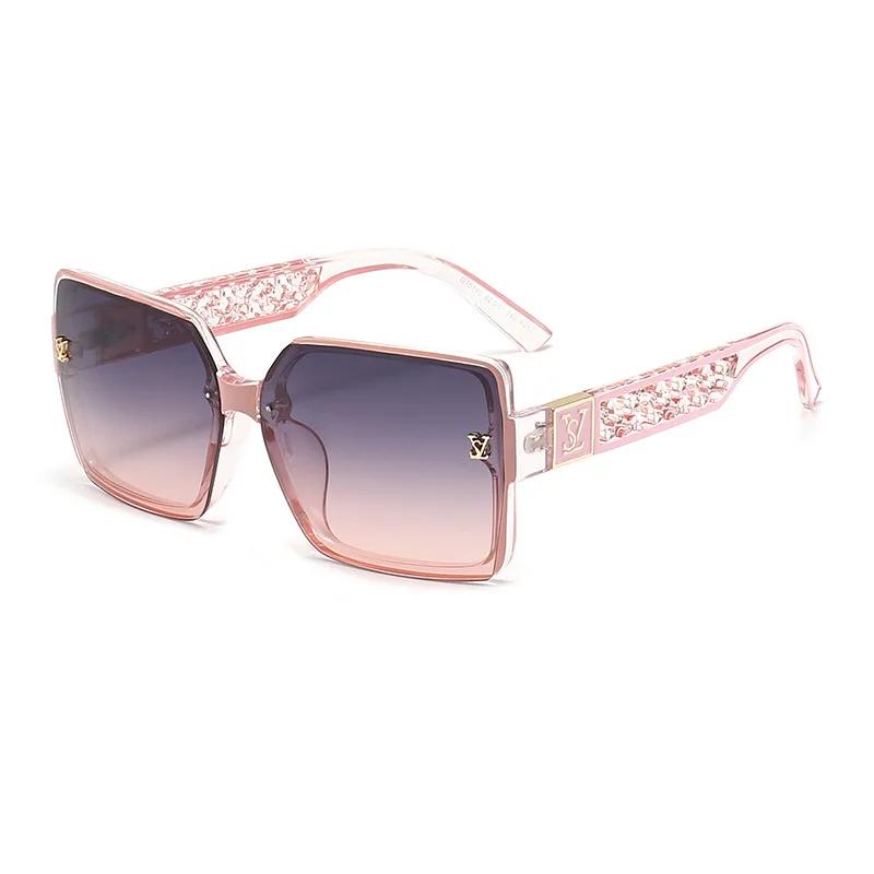 Nouvelles Lunettes de Soleil Glamour 2026 pour Femmes et Hommes – Design Oversize Tendance, Verres C
