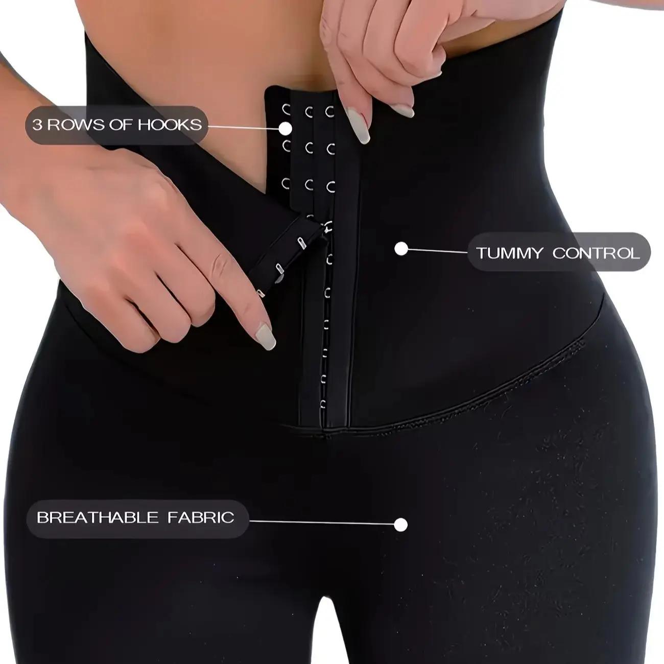 Legging sculptant taille haute pour femme, effet ventre plat et rehaussement des fesses, extensible,