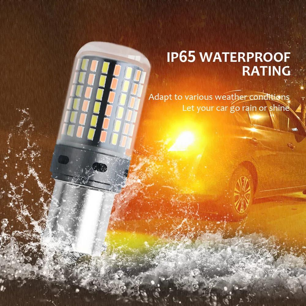 Guadsun-Clignotant LED Canbus No Brave, 1156 BA15S P21W 1156 BAU15S PY21W 7440 W21W T20 3014 120SMD,