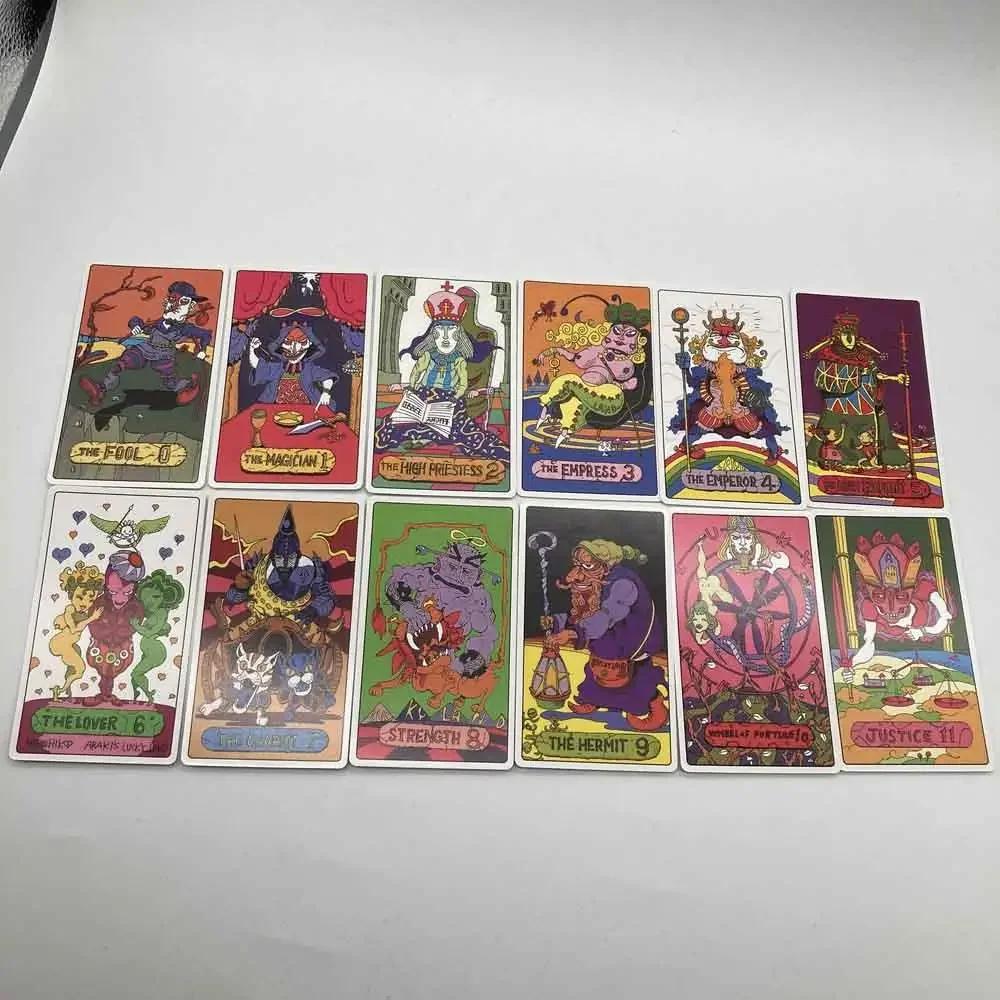 10.3*6CM JoJo Tarot cartes jeu de cartes 84 pièces