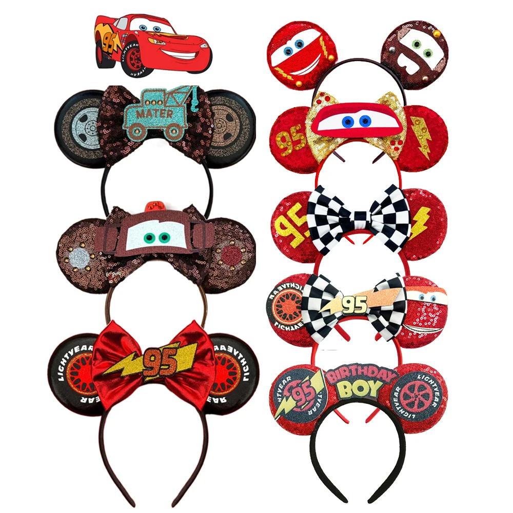 Voitures Mickey Mouse oreille bandeau 95 Flash cheveux accessoires parc d'attractions habiller garço