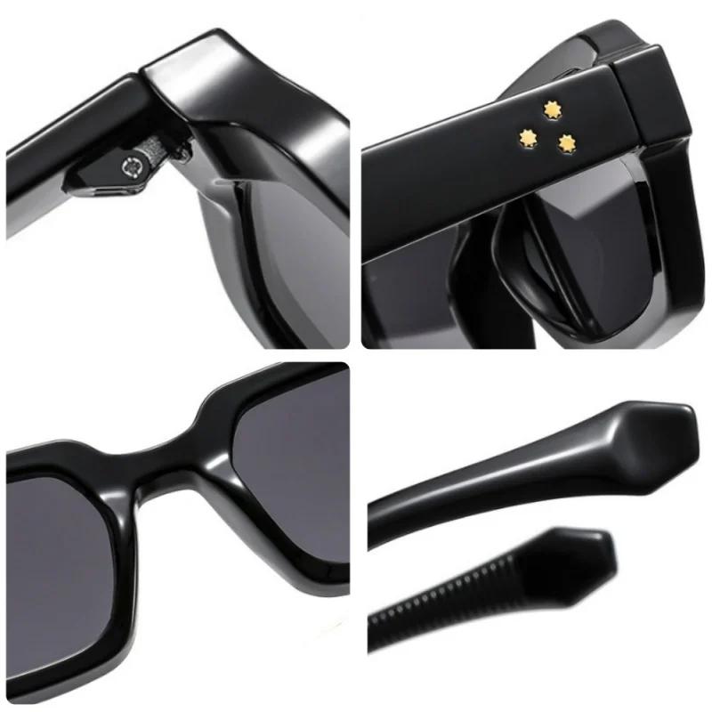 Nouvelle mode petites lunettes de soleil carrées pour femmes hommes Design moderne rétro Double coul