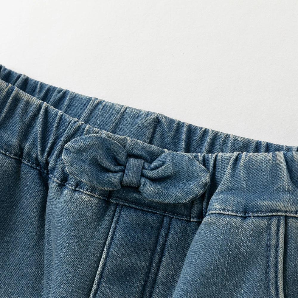 Dave Bella filles Bootcut velours Jean automne hiver enfants pantalons élastiques amples Jean fête e