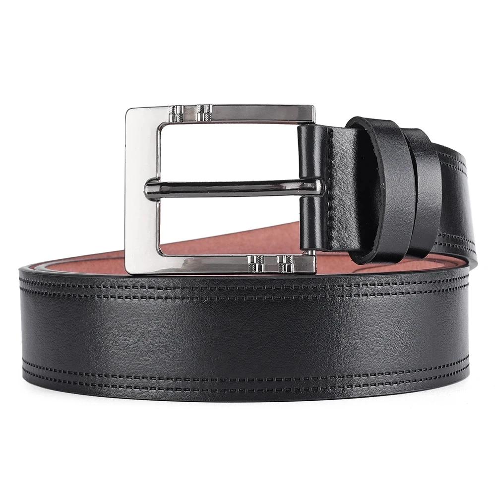 Cuir véritable pour hommes de haute qualité boucle jean peau de vache ceintures décontractées affair