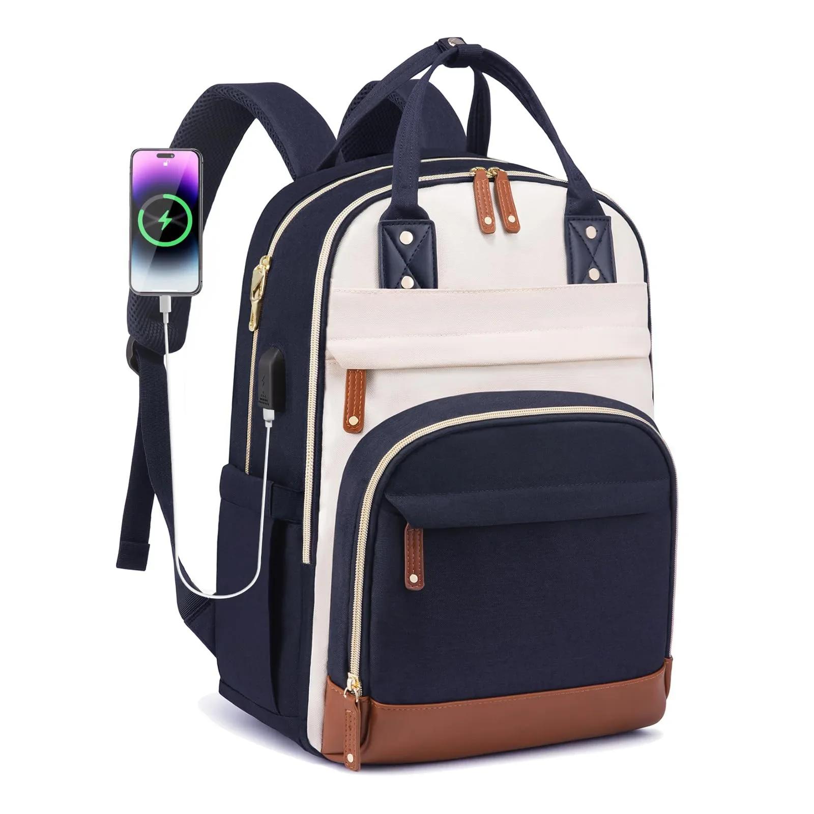 Sac à dos de grande capacité pour femme, sac de voyage tendance, sac à main en tissu Oxford, style d