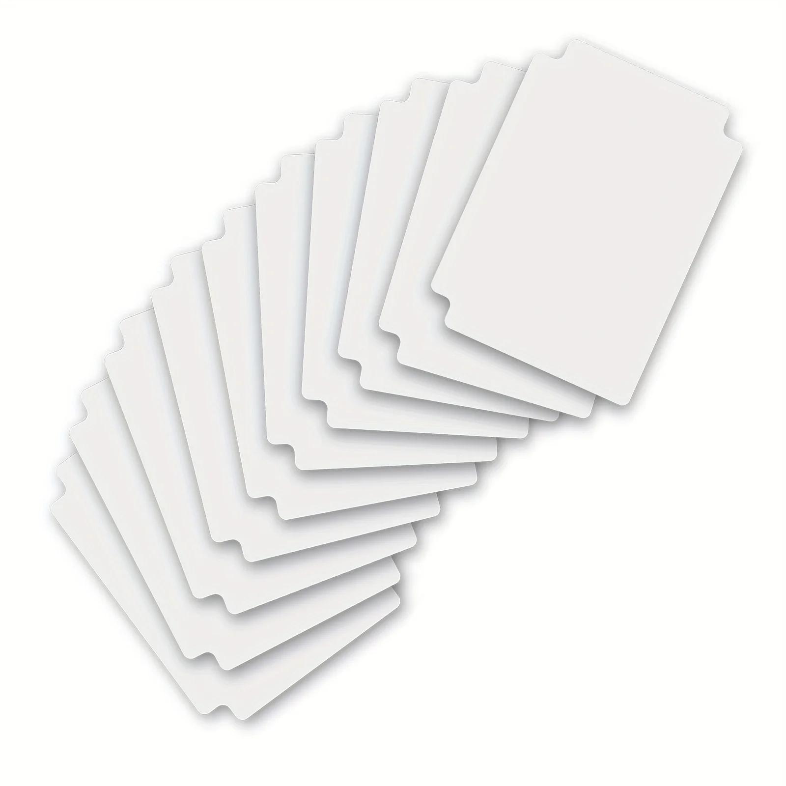 Séparateurs de cartes à collectionner pour boîte de rangement, séparateurs de cartes monochromes, sé