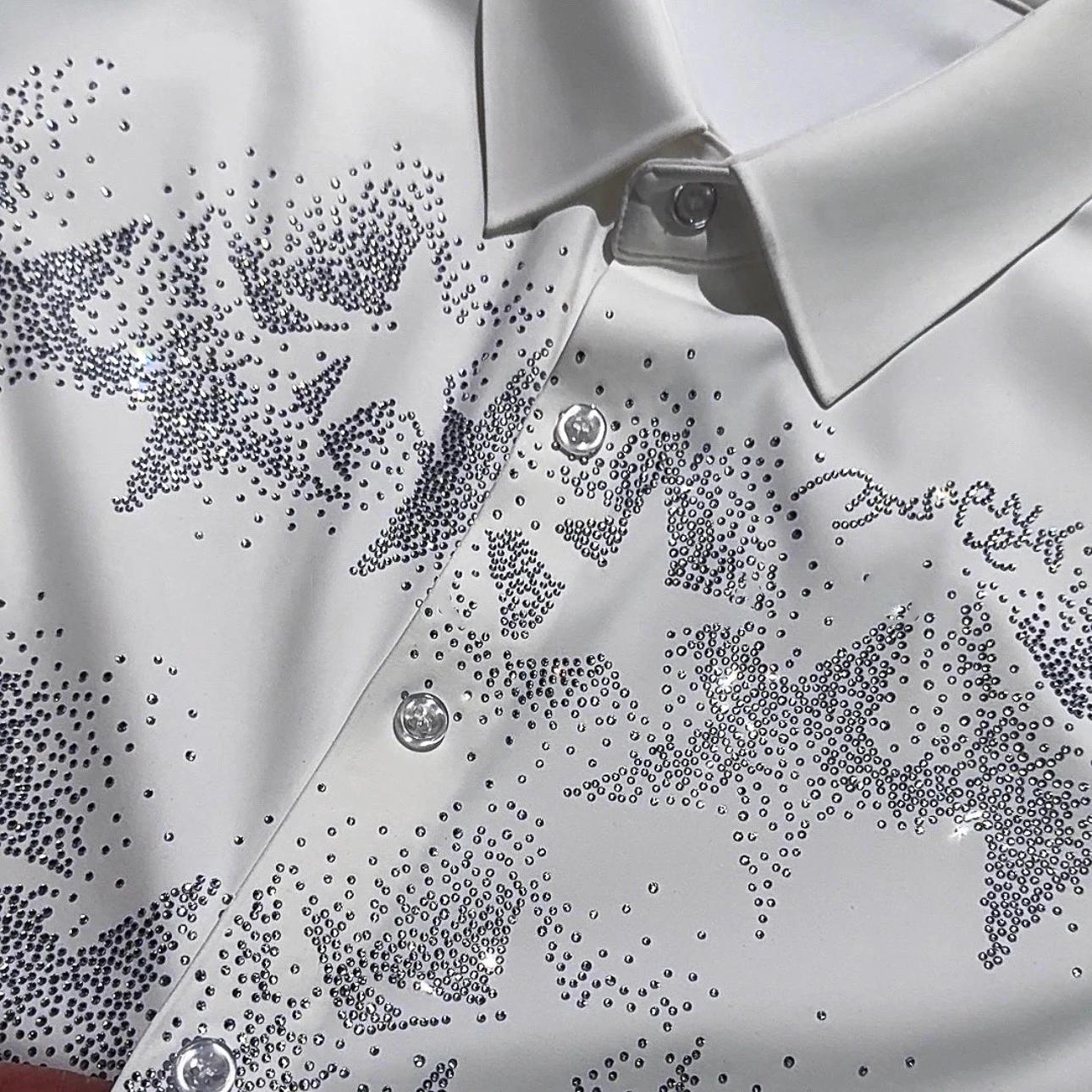 Chemise à fleurs de Style coréen pour hommes, polyvalente, de qualité supérieure, à la mode, imprimé