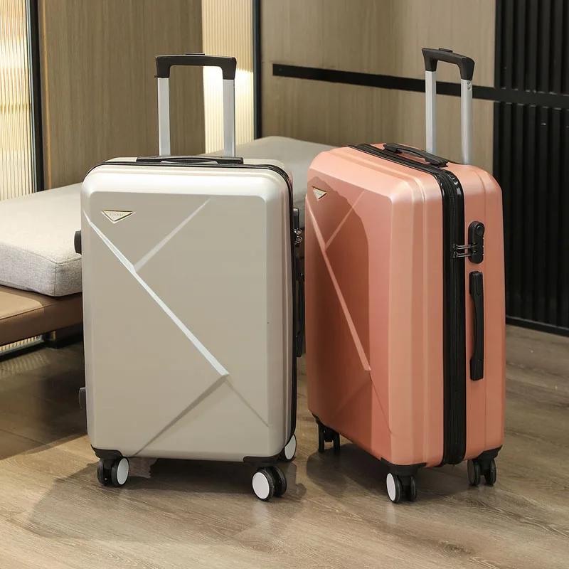 Valise à bagages à main irrégulière Z 20/24/28 pouces, roues rotatives en Abs avec serrure à combina