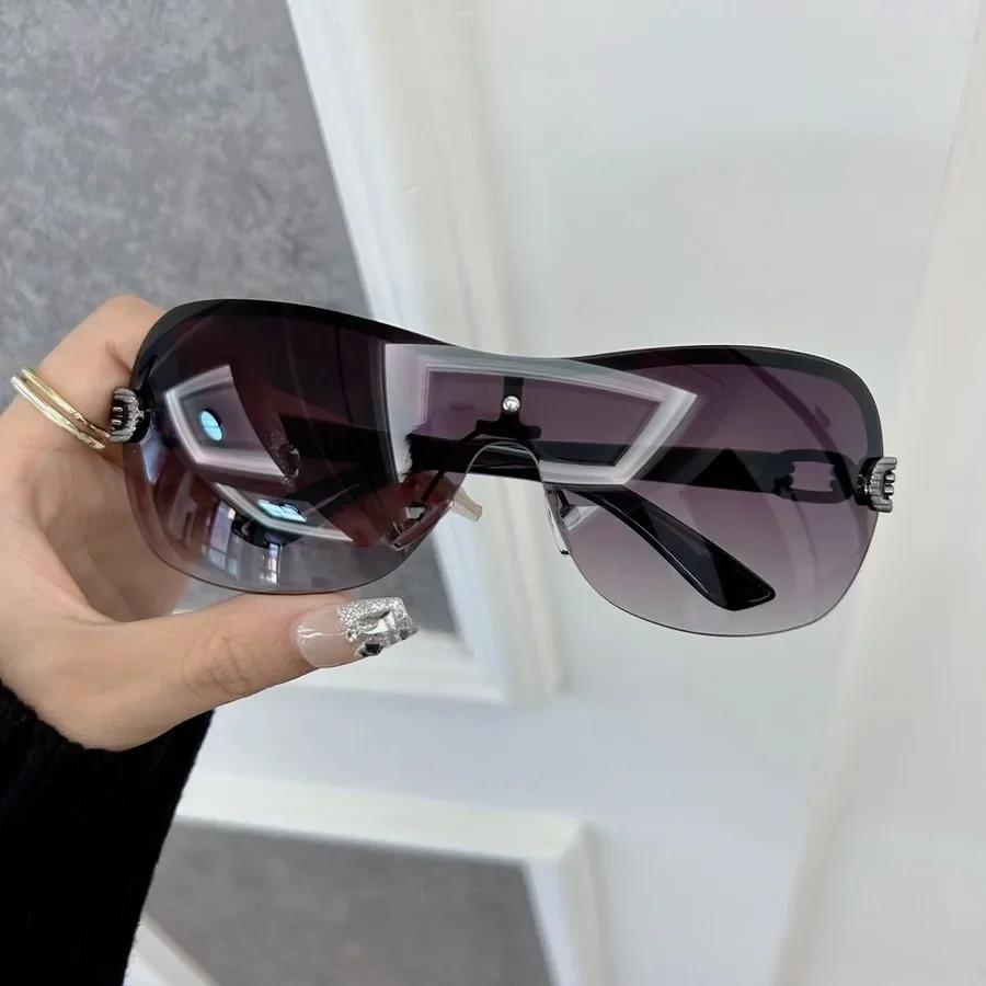Lunettes de soleil carrées décontractées pour hommes et femmes, lunettes de soleil dégradées, marque