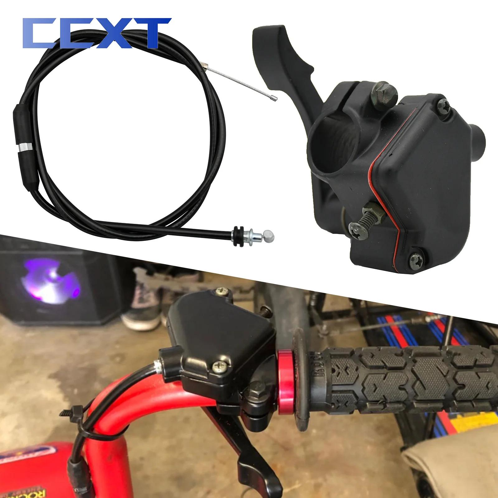 Levier d'accélérateur pour moto ATV, 22mm, contrôleur de pouce, ensemble de câbles d'accélérateur po