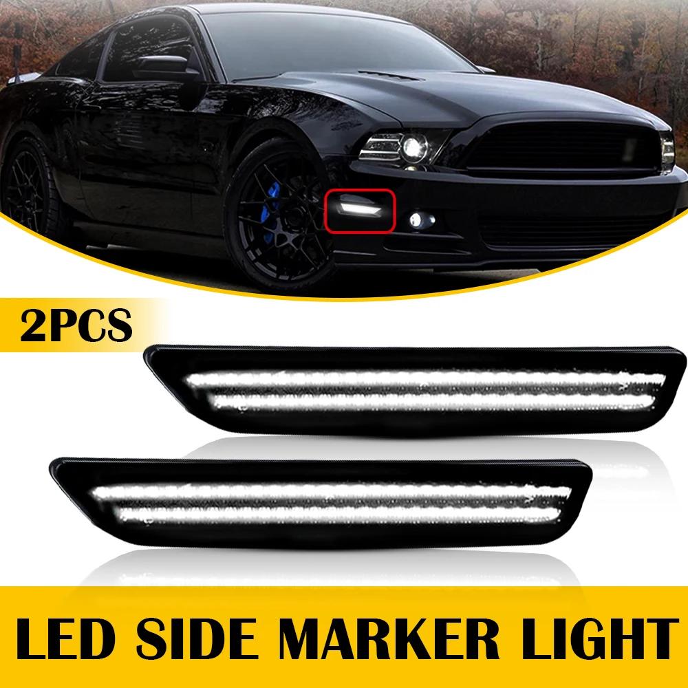 2 pièces pour voiture Mustang LED feux de position latéraux arrière pour Ford Mustang 2010 2011 2012