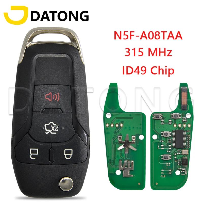 Datong World clé à distance de voiture adaptée pour Ford F150-F550 Fusion Explorer N5F-A08TAA ID49Ch