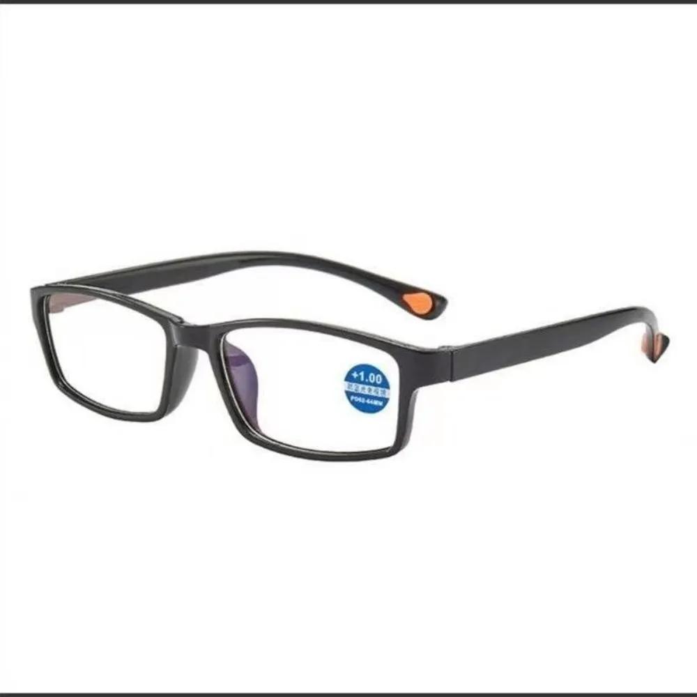 Lunettes de lecture HD anti-lumière bleue pour hommes et femmes, lunettes de lecture portables ultra