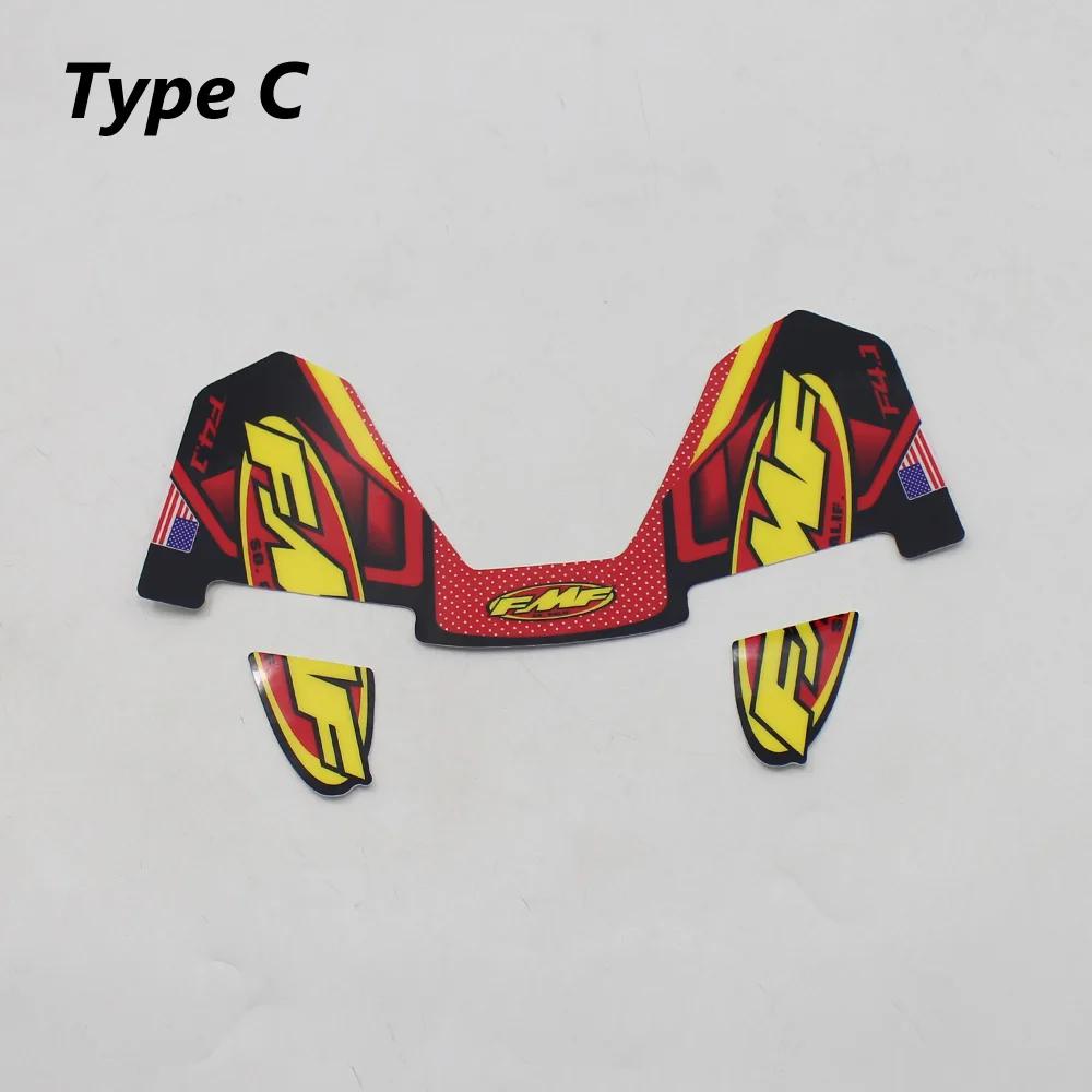 FMF autocollant 4T moto silencieux d'échappement tuyau décalcomanies étanche (30 cm x 17 cm) univers