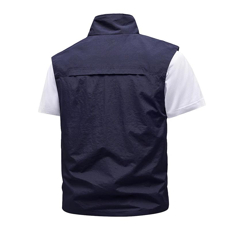 Nouveau printemps hommes en plein air gilets décontractés hommes été imperméable respirant pêche gil