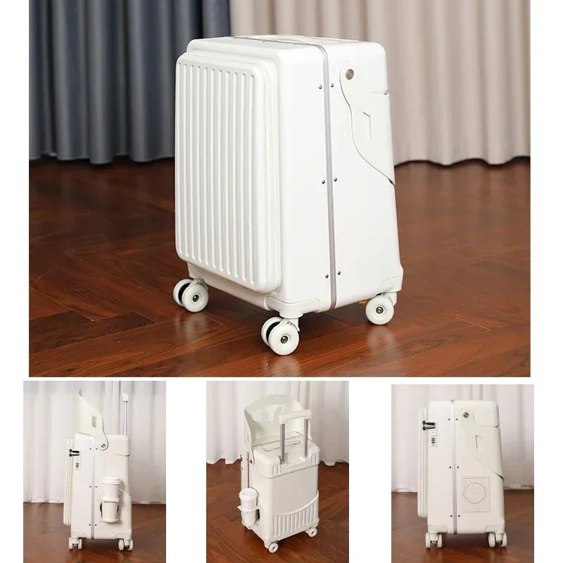 Bagage maman pour promenades avec les enfants, valise trolley parent-enfant de type poussoir, bagage