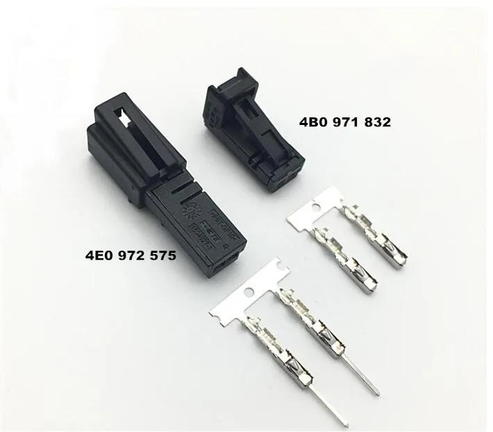 Connecteur de haut-parleur pour Audi, VW, Skoda, douille de lampe de porte, lumière LED intérieure, 