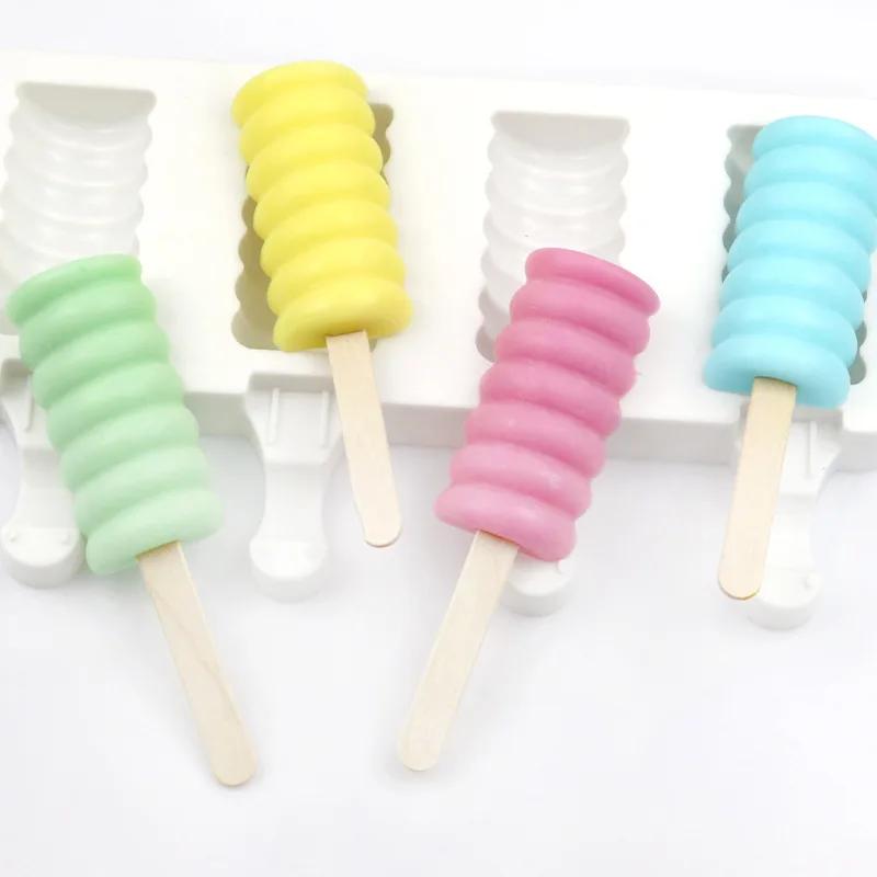 Moule à crème glacée en forme de cœur en Silicone, fabricant de sucettes glacées, plateau à glaçons 