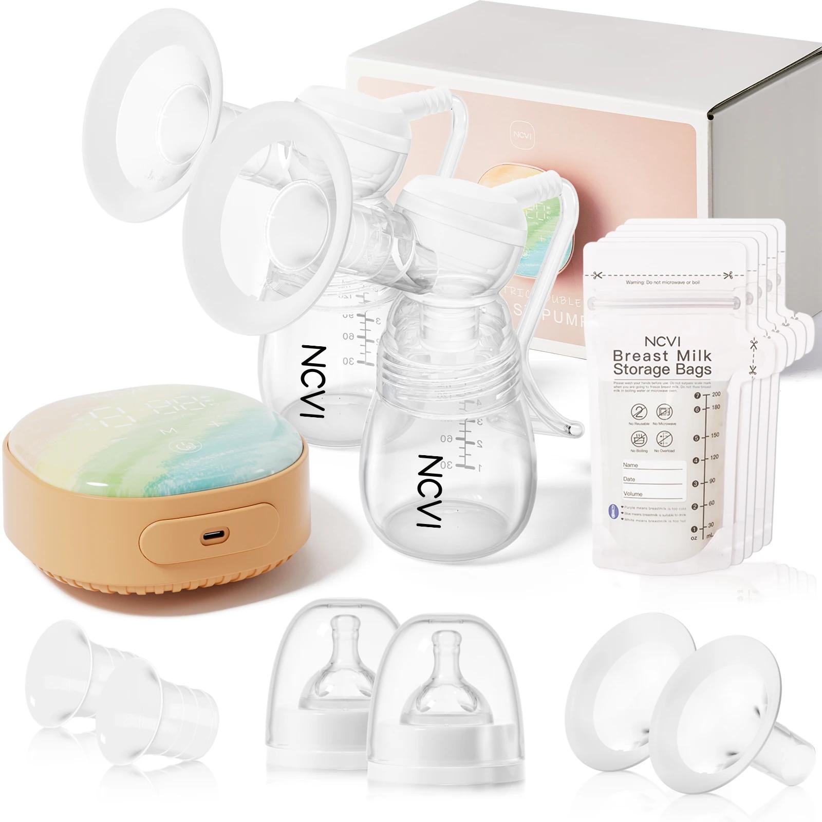 NCVI-Tire-lait électrique aste, 4 modes et 9 aspirations recyclables, ultra silencieux, écran tactil