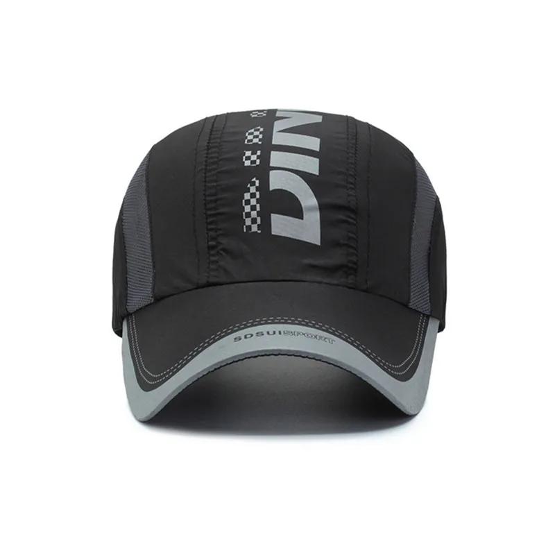 Casquette à visière légère, à séchage rapide et élégante, casquette de baseball unisexe respirante d