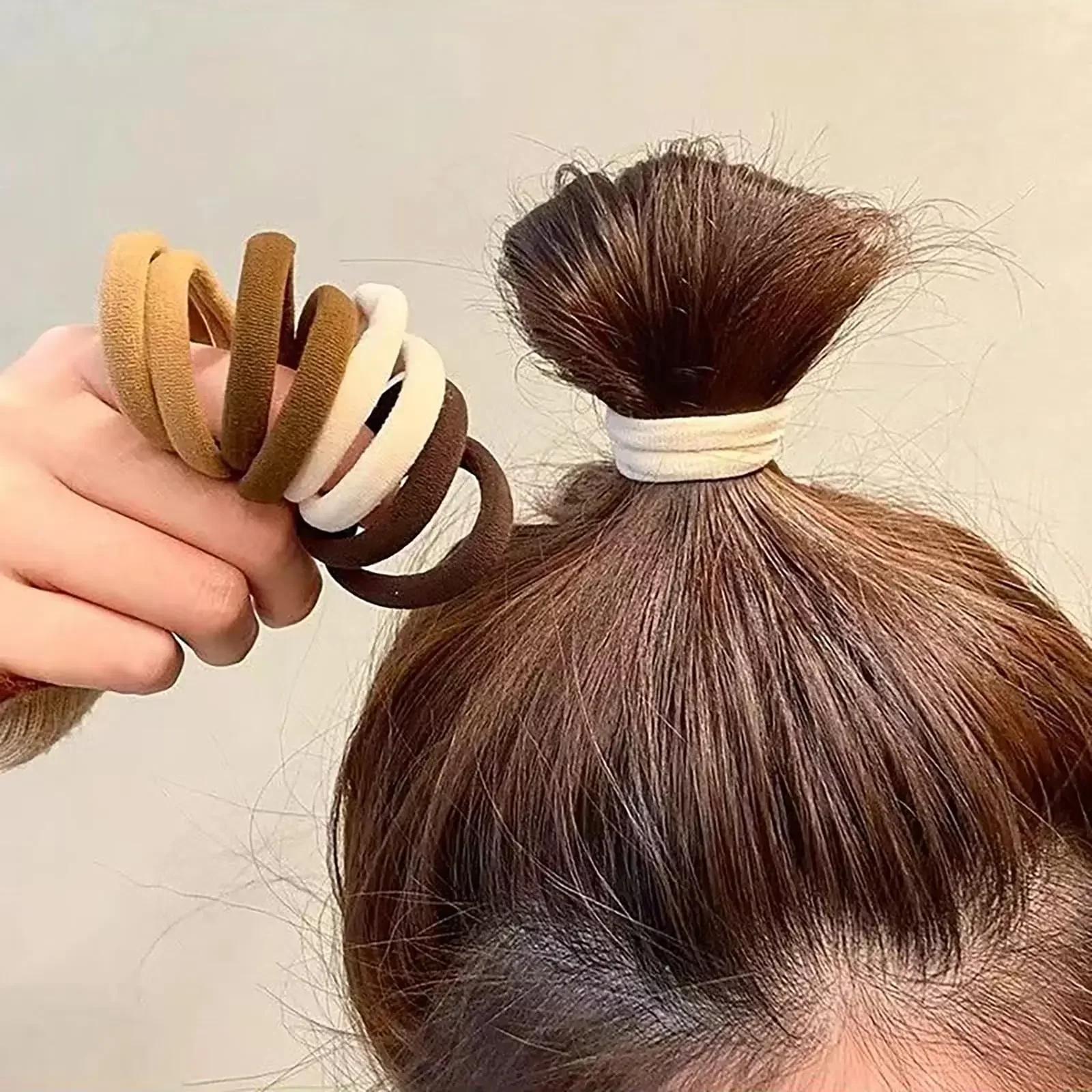 30-200 pièces accessoires de cheveux pour femmes fille bandes de cheveux de base bandeau cordes de c