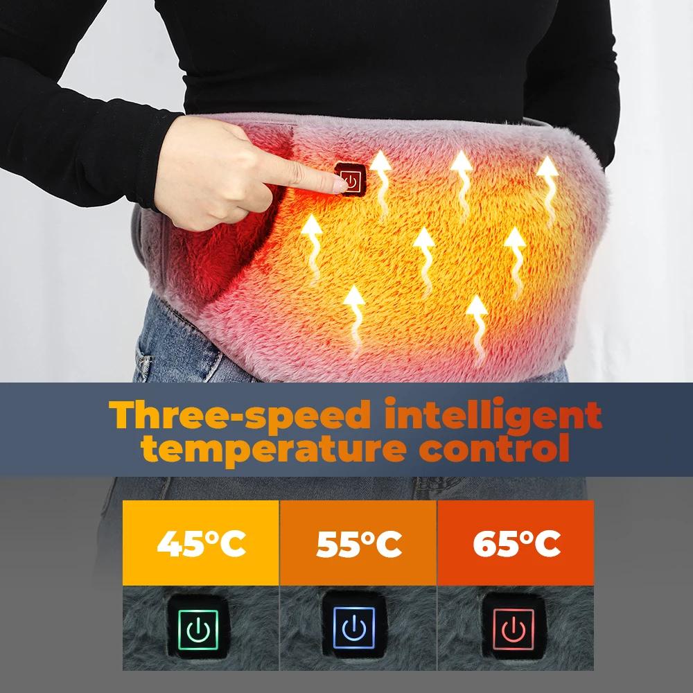 Chauffe-mains électrique aste par USB, ceinture en graphène, 3 vitesses, compression à chaud, lavabl