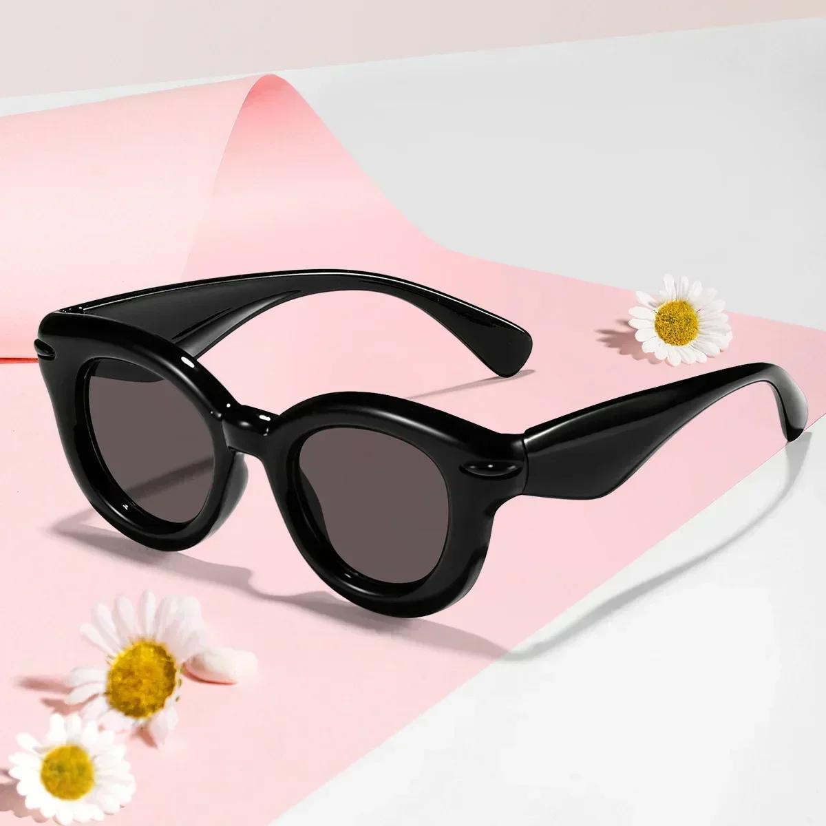 AdTosSweet-Lunettes de soleil de dessin animé pour garçons et filles, accessoires photo, mode, sport