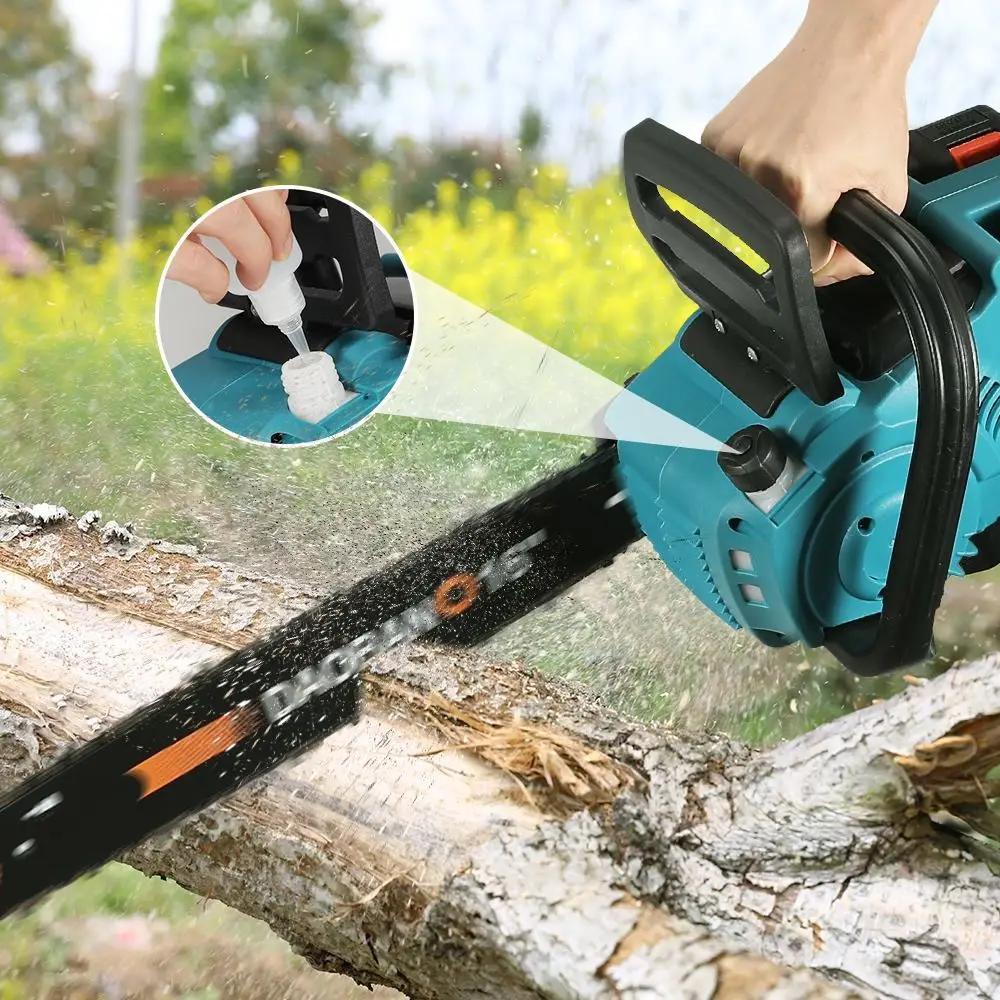 Makita – tronçonneuse électrique sans fil de 16 pouces, avec huileur automatique, outil de coupe pou