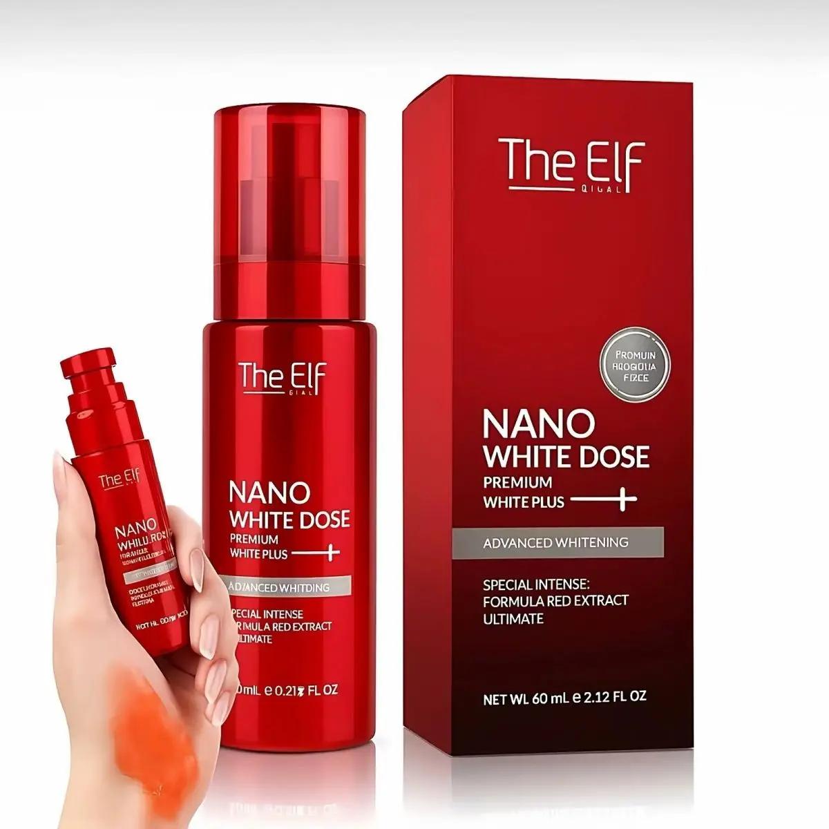 60 ml The Elf Nano crème blanche traitement blanchissant et éclaircissant pour le visage, correcteur