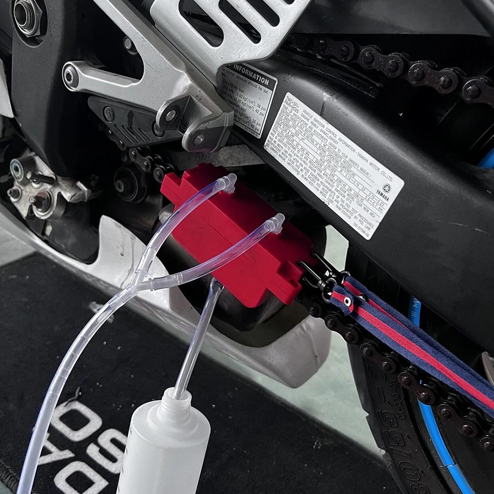 Kit de Machine de nettoyage de chaîne, brosse, engrenage, outil de nettoyage de moto, chaînes de mot