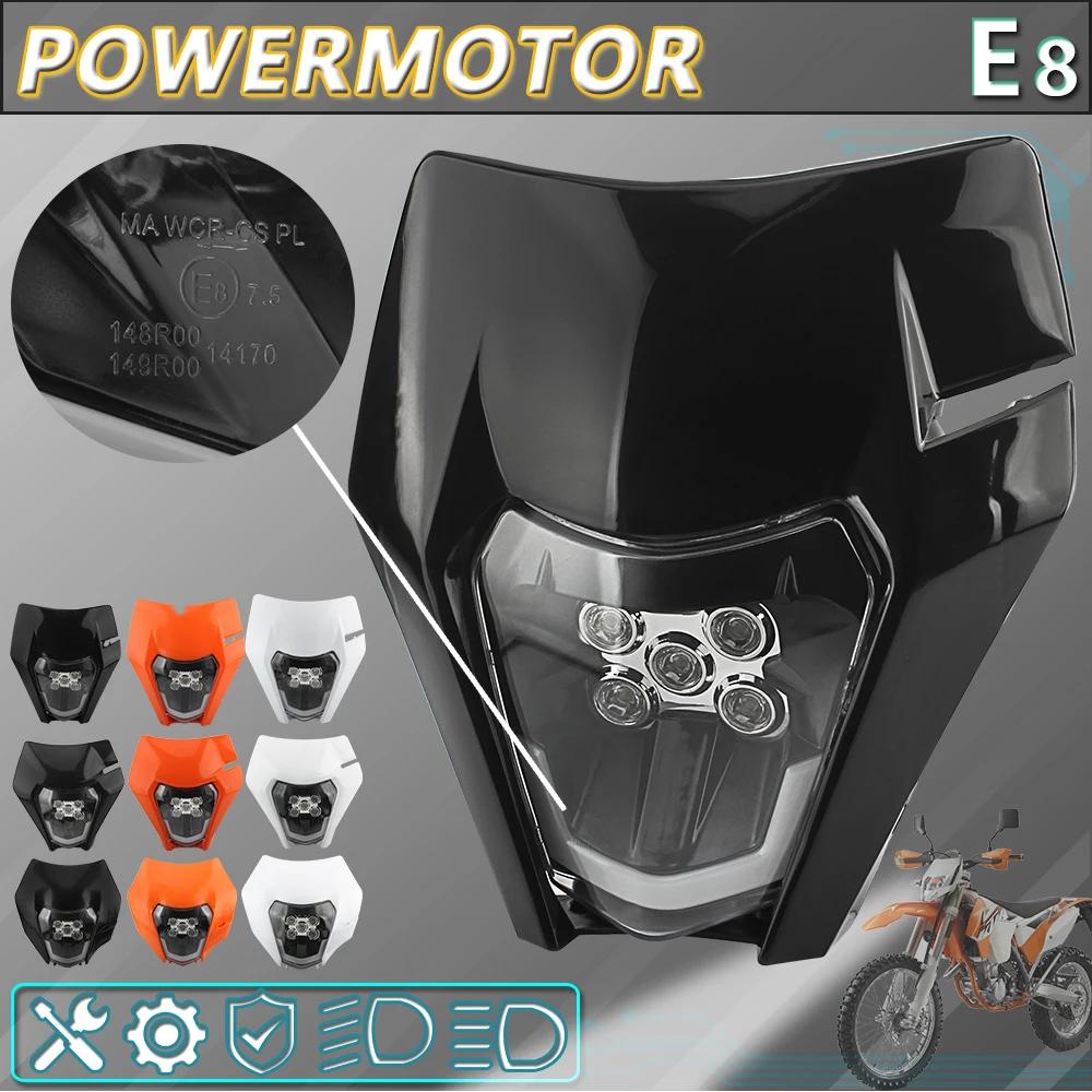 Plaque de phare de moto LED, accessoires pour KTM EXC SX MX 250 300 450, carénage de Motocross, Dirt