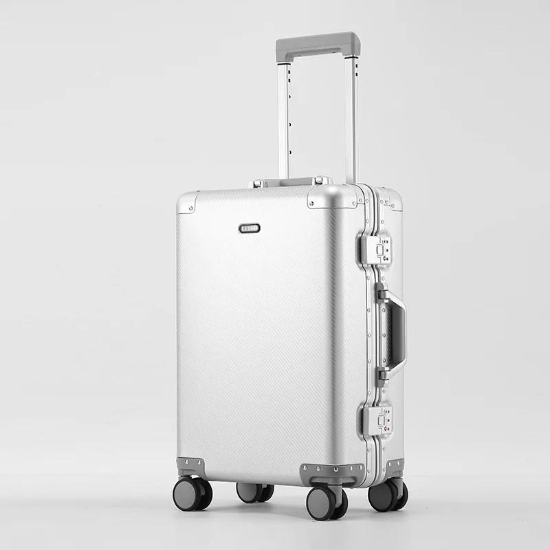 Bagage à main – Valise trolley en alliage d'aluminium et de magnésium de qualité supérieure, nouveau