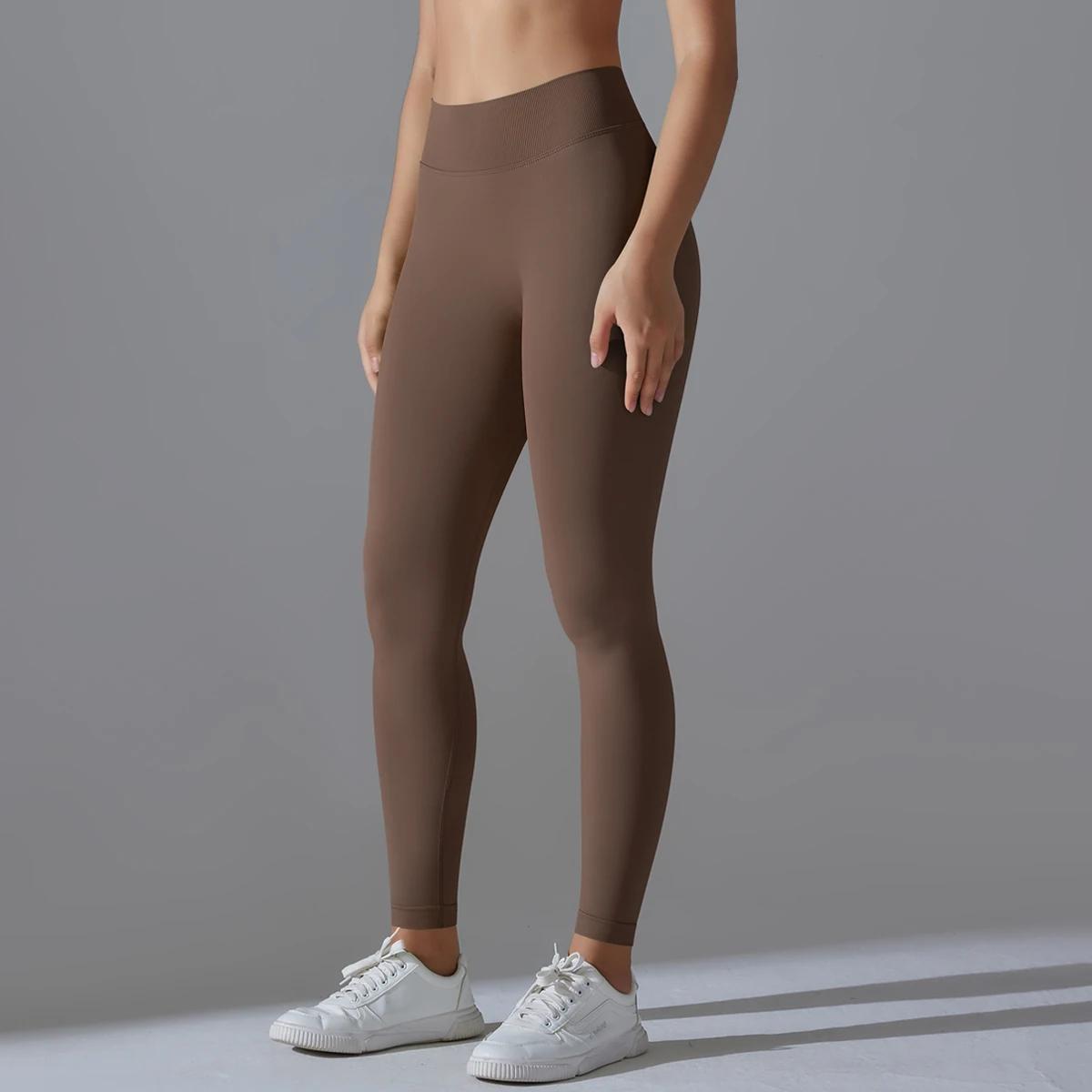 Leggings de Yoga Leggings de gymnastique sans couture femmes pantalons de Yoga Sexy taille haute but