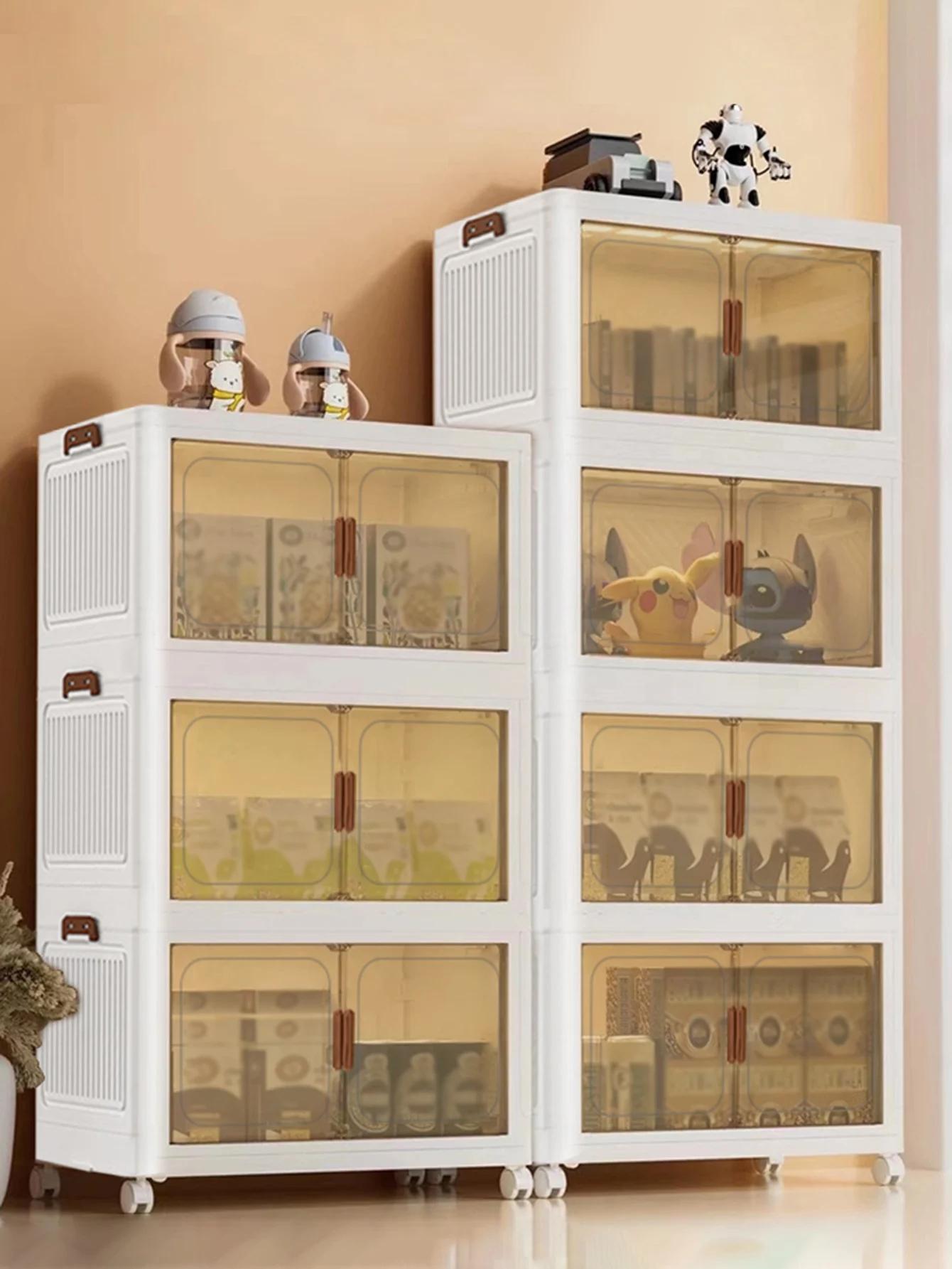 Bacs de rangement en plastique de 45 à 5 couches avec couvercles, conteneurs de rangement empilables