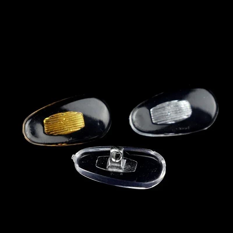 10 paires de coussinets de nez en silicone à visser, avec noyau en PVC et aluminium, pour lunettes, 