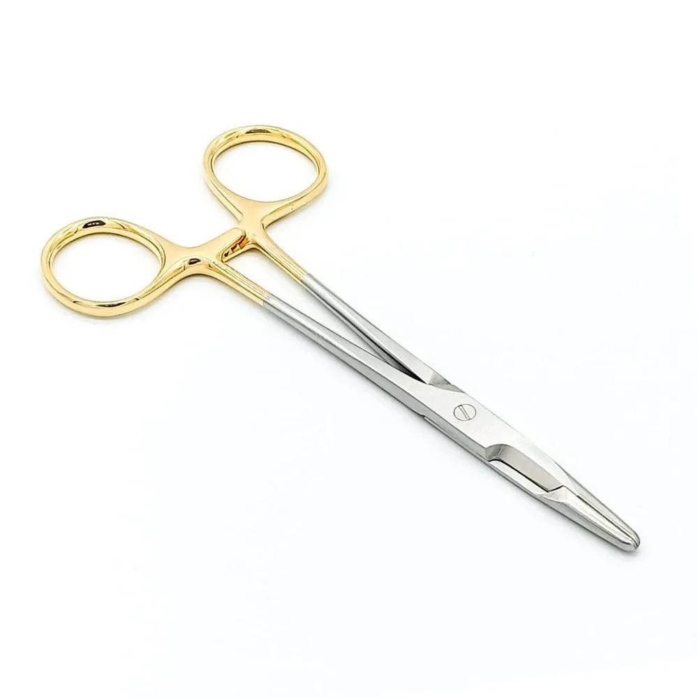 Pince de poignée dorée multifonctionnelle, insert de support de voiture avec ciseaux, 12.5cm, 14cm