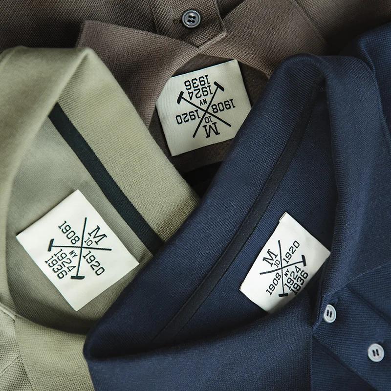 Maden-Polo vintage en coton pour homme, t-shirt à manches courtes, vêtements de travail, t-shirt déc