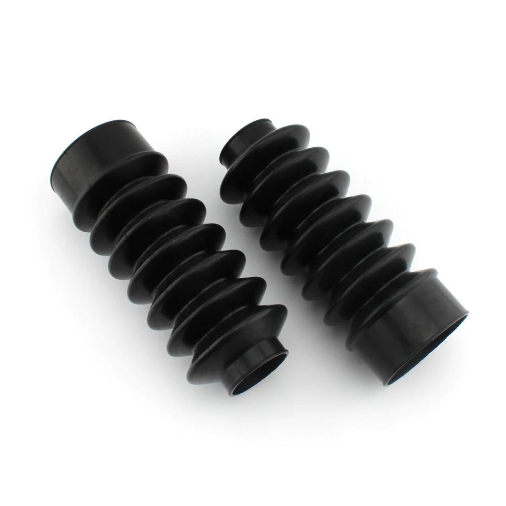 Couvre-fourche de moto en caoutchouc 39mm, 2 pièces, guêtres Gators, bottes longues pour Harley Davi