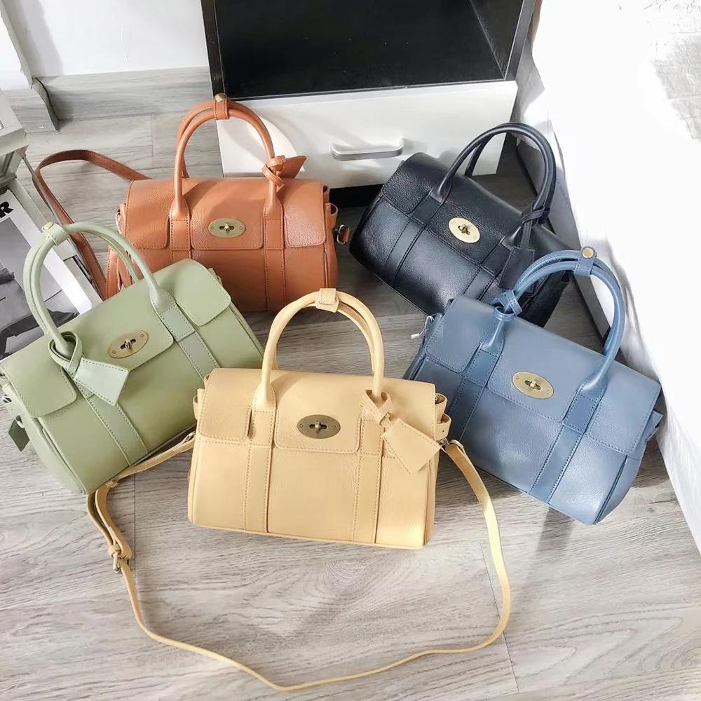 Sac à main en cuir véritable pour femme, design de luxe, sac messager pour femme, poignée supérieure