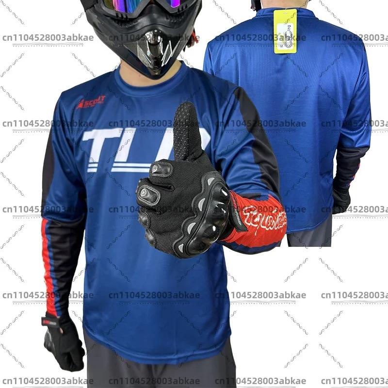 Maillot de moto homme BMX Enduro vtt chemise descente tld maillot Camiseta motocross MX VTT vêtement