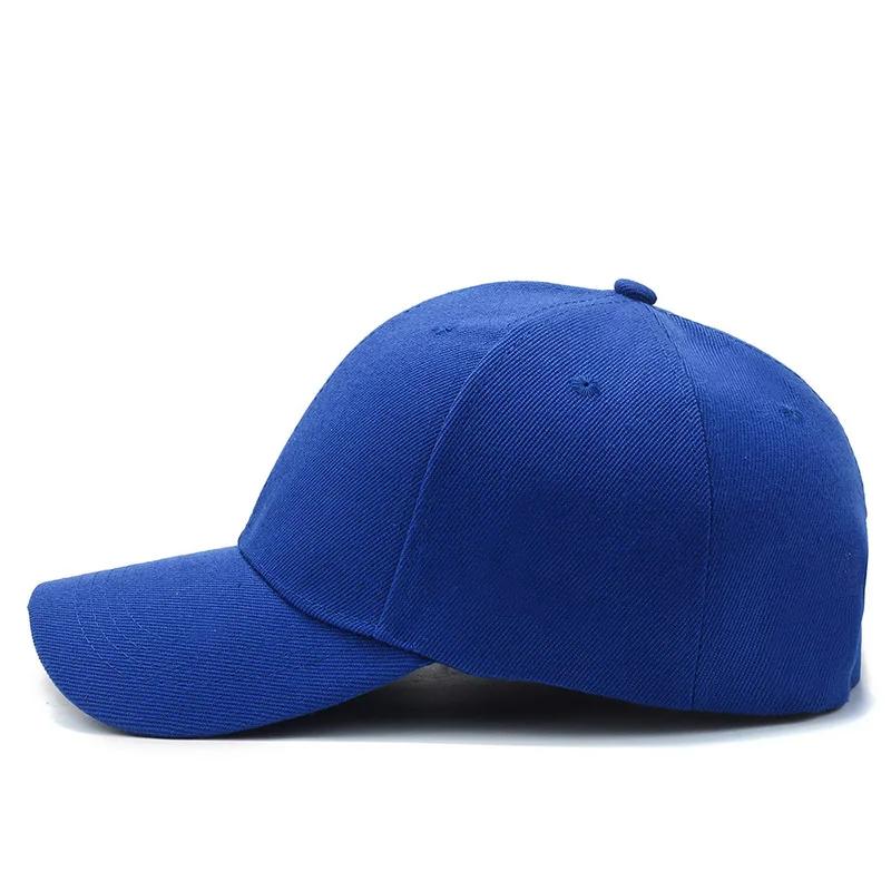 Casquette unisexe décontractée plaine casquette de Baseball réglable Snapback chapeaux pour femmes h
