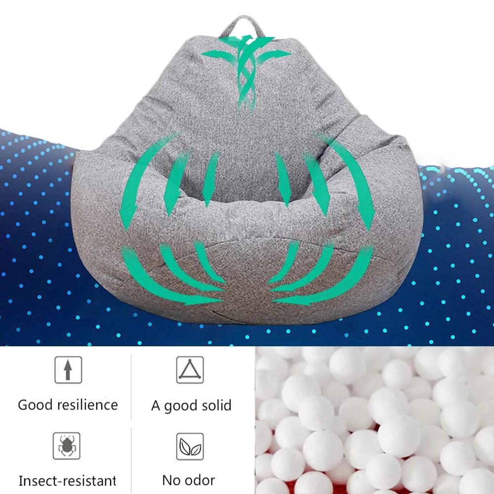 Grand pouf paresseux, housse de canapé, doux, moelleux, respirant, Tatami pour adulte et enfant, auc