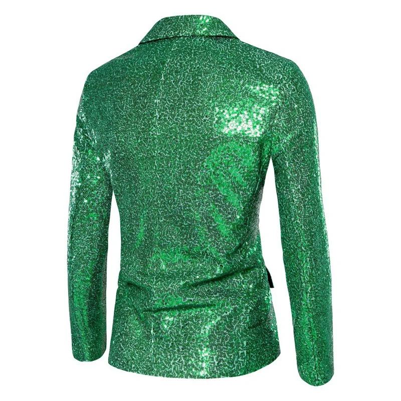 Veste et pantalon respirants à paillettes pour hommes, vêtements pour hommes d'affaires, robe de soi