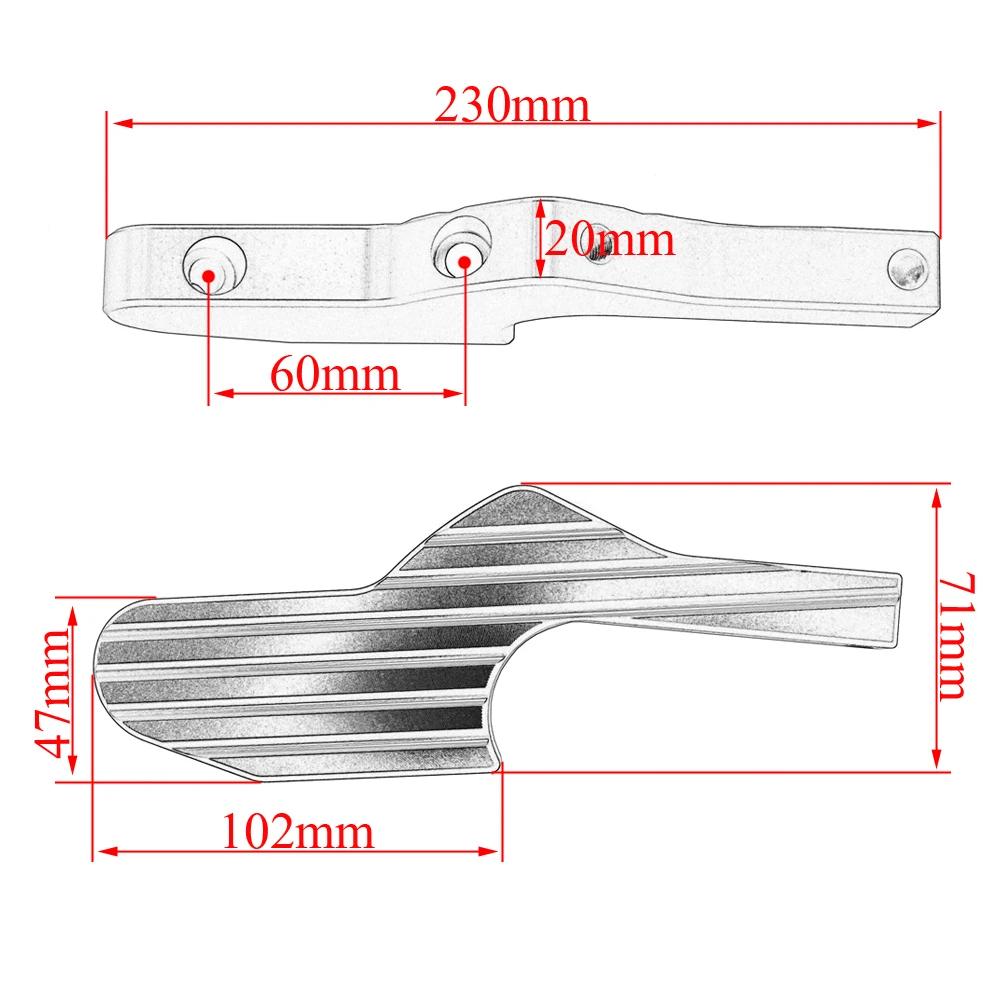 Nouvelles Extensions de repose-pieds de passager, pour Vespa GT GTS GTV 60 125 200 250 300 300ie Ves