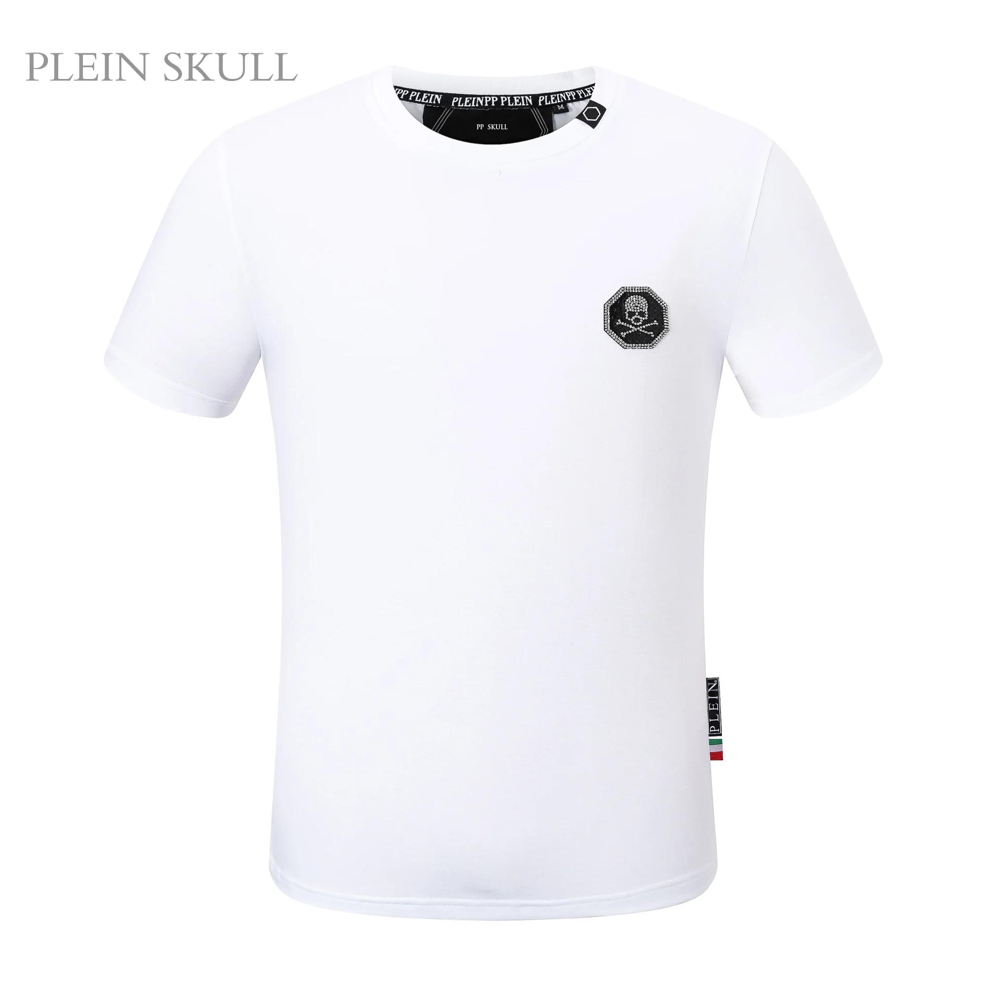 T-shirt en coton pour homme Plein Skull, nouvelle tendance, classique, respirant, décontracté, à man