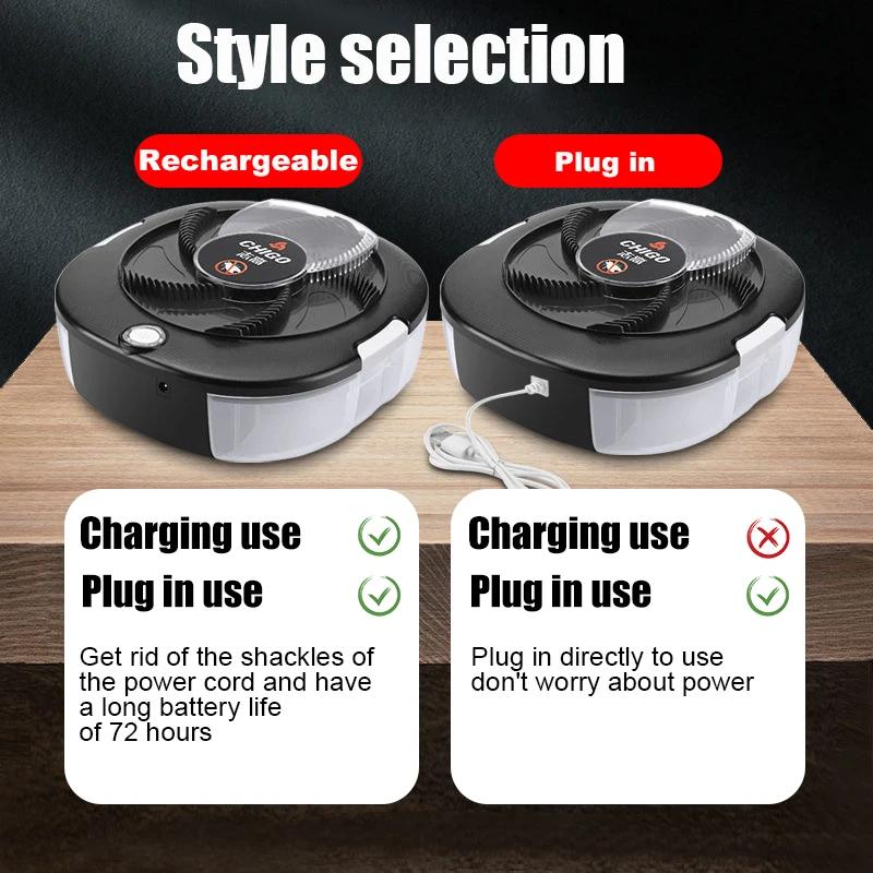 Piège à mouches électrique USB/rechargeable amélioré, piège à mouches de sécurité pour insectes, out
